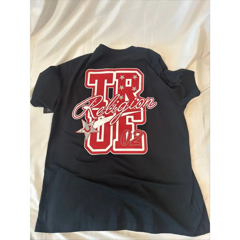 NWT True Religion Men's Black 